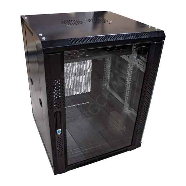 Key Locking 18U Network Rack With 4 Post Structure For Enhanced Organization