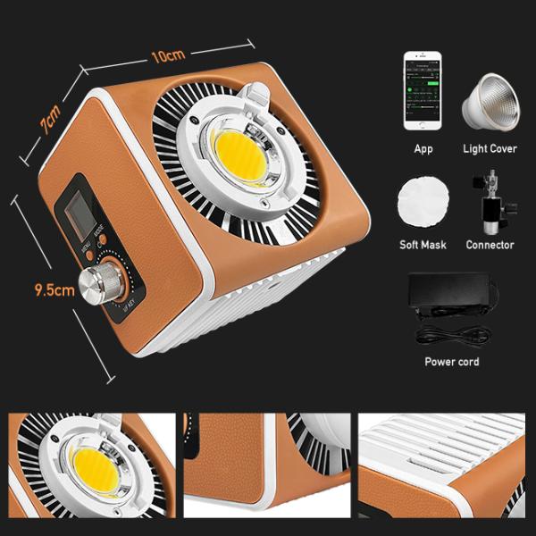 Small pocket light can be matched with soft light cover 150w suitable for live broadcast fill light shooting
