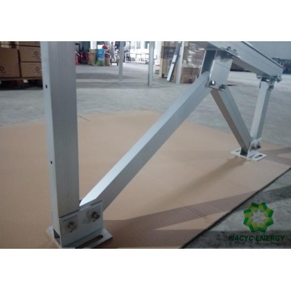 Aluminum Ground Mount Solar Racking Systems , Solar PV Module Mounting Structure