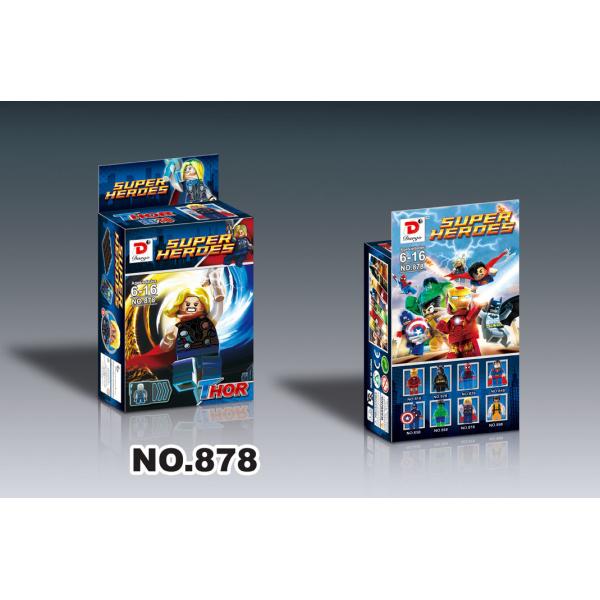 Classic cartoon models superhero block