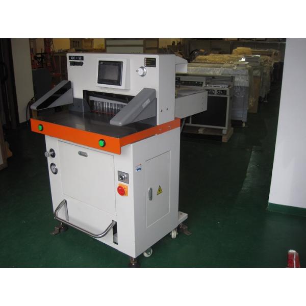 Hydraulic Safety Electric Paper Cutting Machine Programmable CE Standard