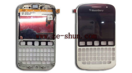 Complete White Cell Phone LCD Screen Replacement For BlackBerry 9720 LCD