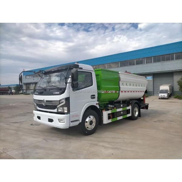 Pure electric garbage compactor truck interior