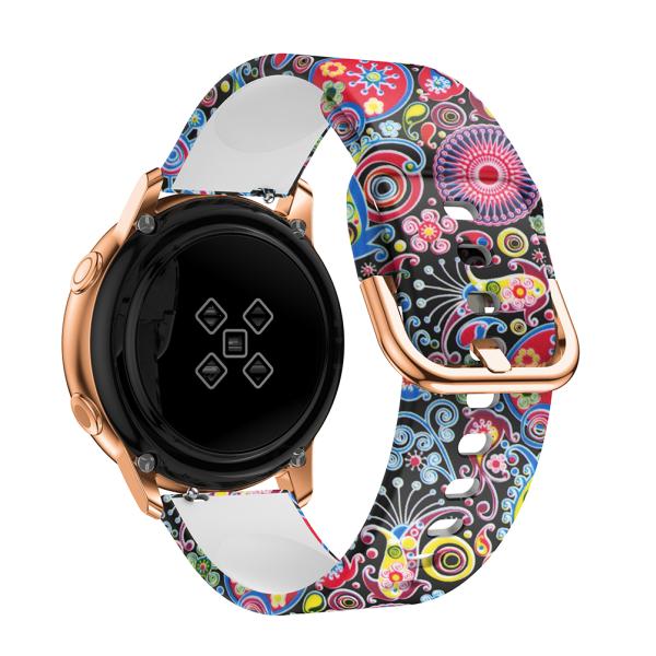 20mm / 22mm Multiple Printed Silicone Watch Strap Portable Replacement For Raw Ears