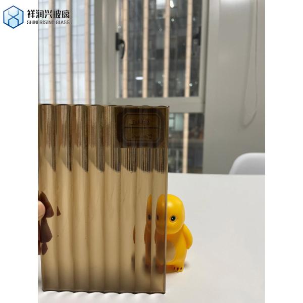 Float Glass Bronze Flora Pattern Ultra Clear Karatachi Pattern Glass with Consumption