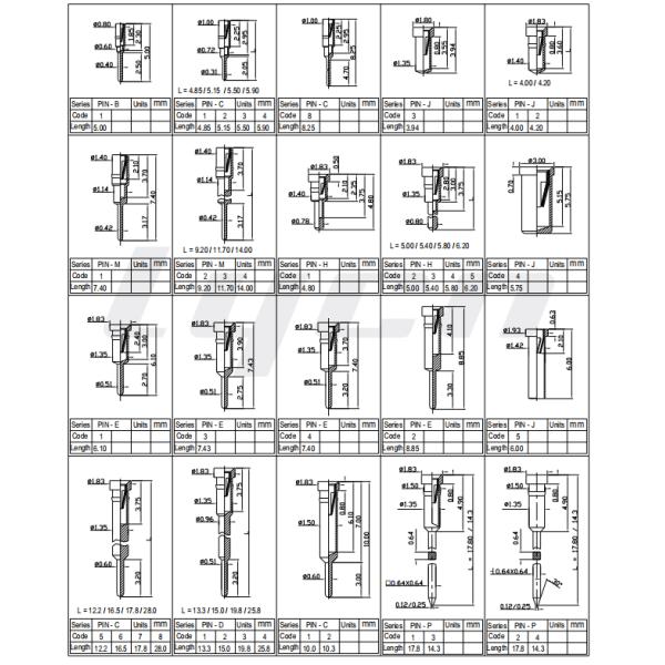 Machinery Gold Plated Connector Pins High Precision Customized Length