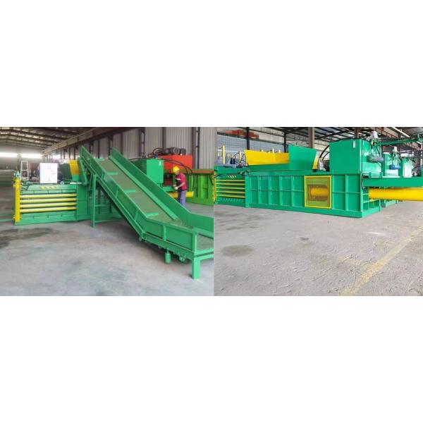 Horizontal Baling Press Machine Cuboid Shape Final Product Shape Cube Initial Payment