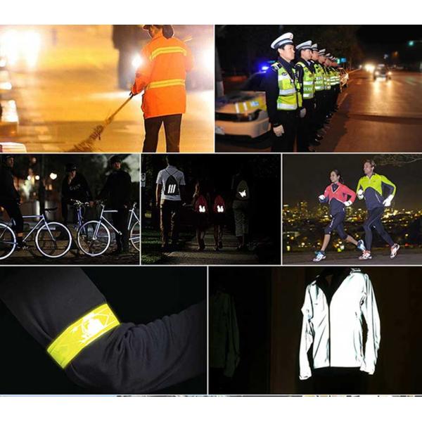 100% Polyester Reflective Material for High Light Reflective Clothing and Accessories