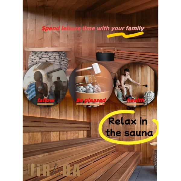 The Most Popular Infrared Sauna with Computer Control Panel Function and Colorful Light