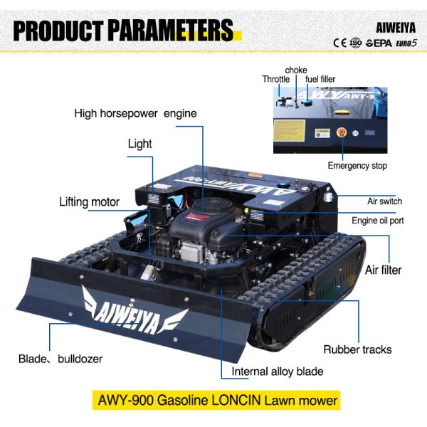 Zero Turn Mower Grass Mower 4-stroke Multifunctional Factory Direct Sales Courtyard Specific Lawn Mower