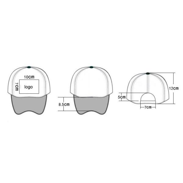 Oem Flat Brim 6 Panel Snapback Baseball Cap 100% cotton nylon Material