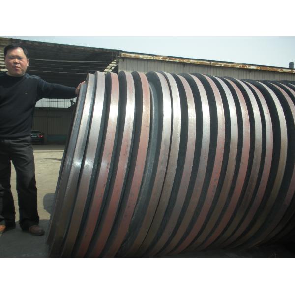 Alloy Steel Ring Rolling Machine High Working Efficiency With 4 Guide Pin