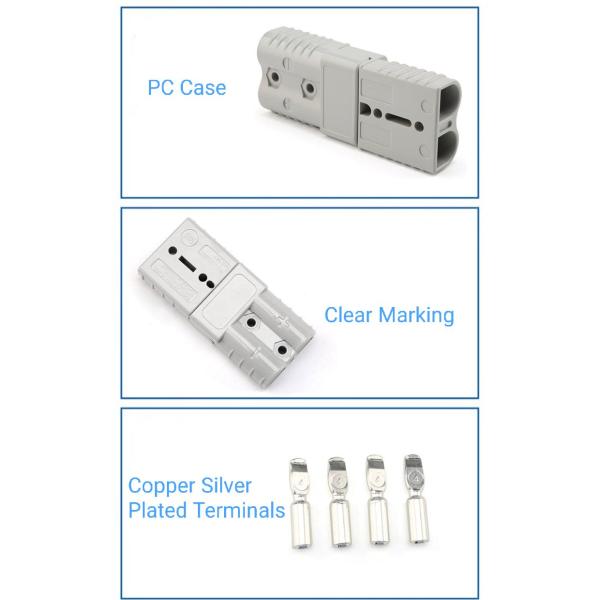 Solar Panel Connector Dual Battery System Battery 50A Plug Quick Connect Disconnect Electrical Plug