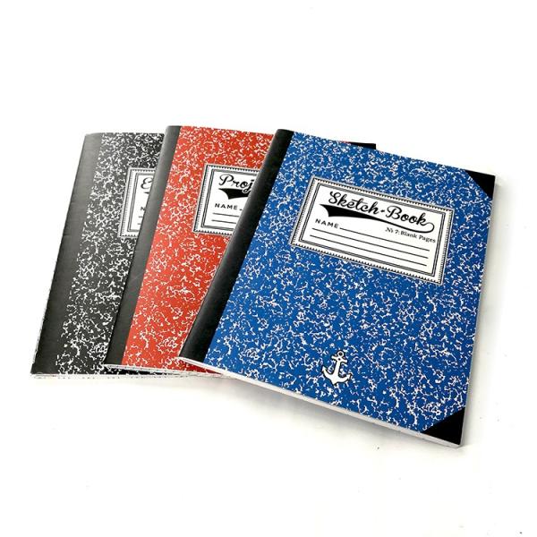 EPS CDR A5 Kraft Spiral Notebook , 80gsm Coil Bound Notebook Wire Binding