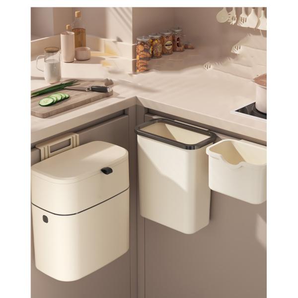 9L Wall Hanging Trash Can Recycling Wall Mounted Garbage Can