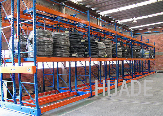 Warehouse Powered Mobile Racking , 10 Meters Height Movable Racks Storage For Freezers