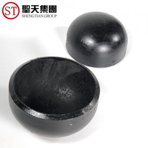 China Asme B16.9 6 Sch40 Cap Carbon Steel Black Pipe Fitting DN15-3000 on sale
