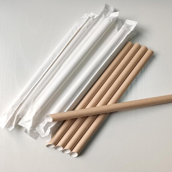 Customization Logo Biodegradable Bubble Tea Paper Straws with Customization Option