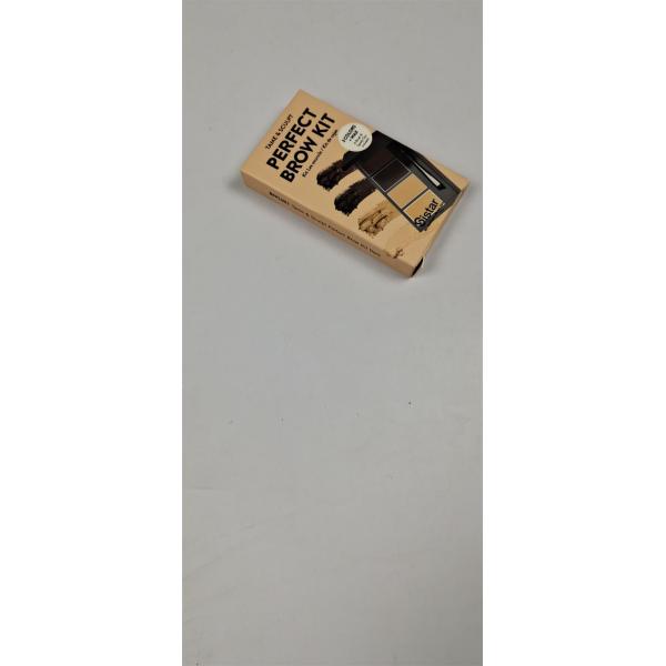 Recyclable Perfect Brow Kit Folding Cosmetics Fancy Packaging Box Production Time 7-15 Days ≤ 1000pcs Rectangular