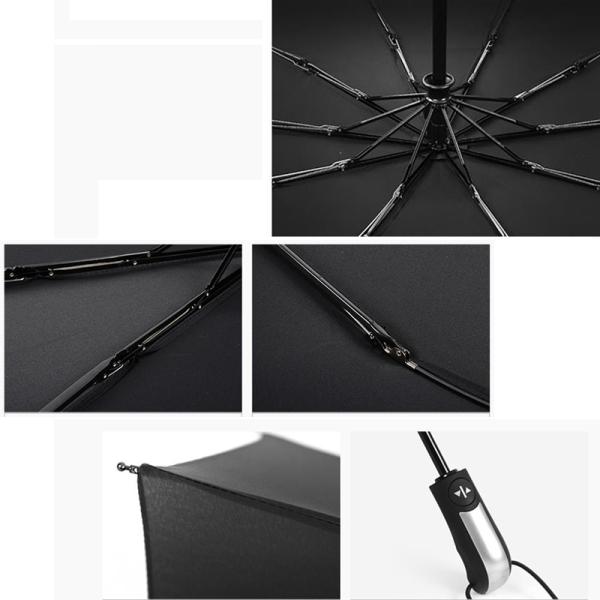 10k 23inch Automatic Folding Umbrella Car Windproof Design for Customized Promotions
