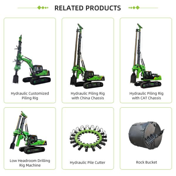 Drilling Diameter 1800/2000 mm Construction Machinery Tysim Drilling Equipment Kr220c