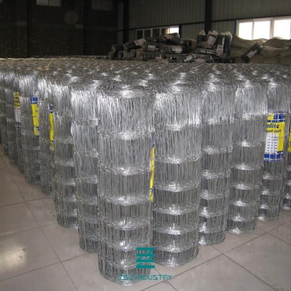 High Tensile Wire Mesh Fence Rolls Galvanizing Surface Different Lengths