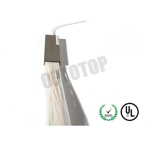 White Passive Optical Splitter For CATV Networks , Corning G657A Type