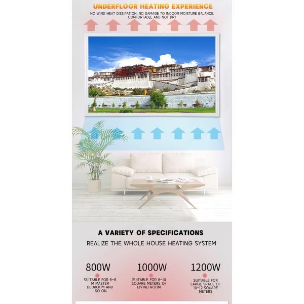 Convenient Bathroom Heating with Adjustable Thermostatic Controller Infrared Heater