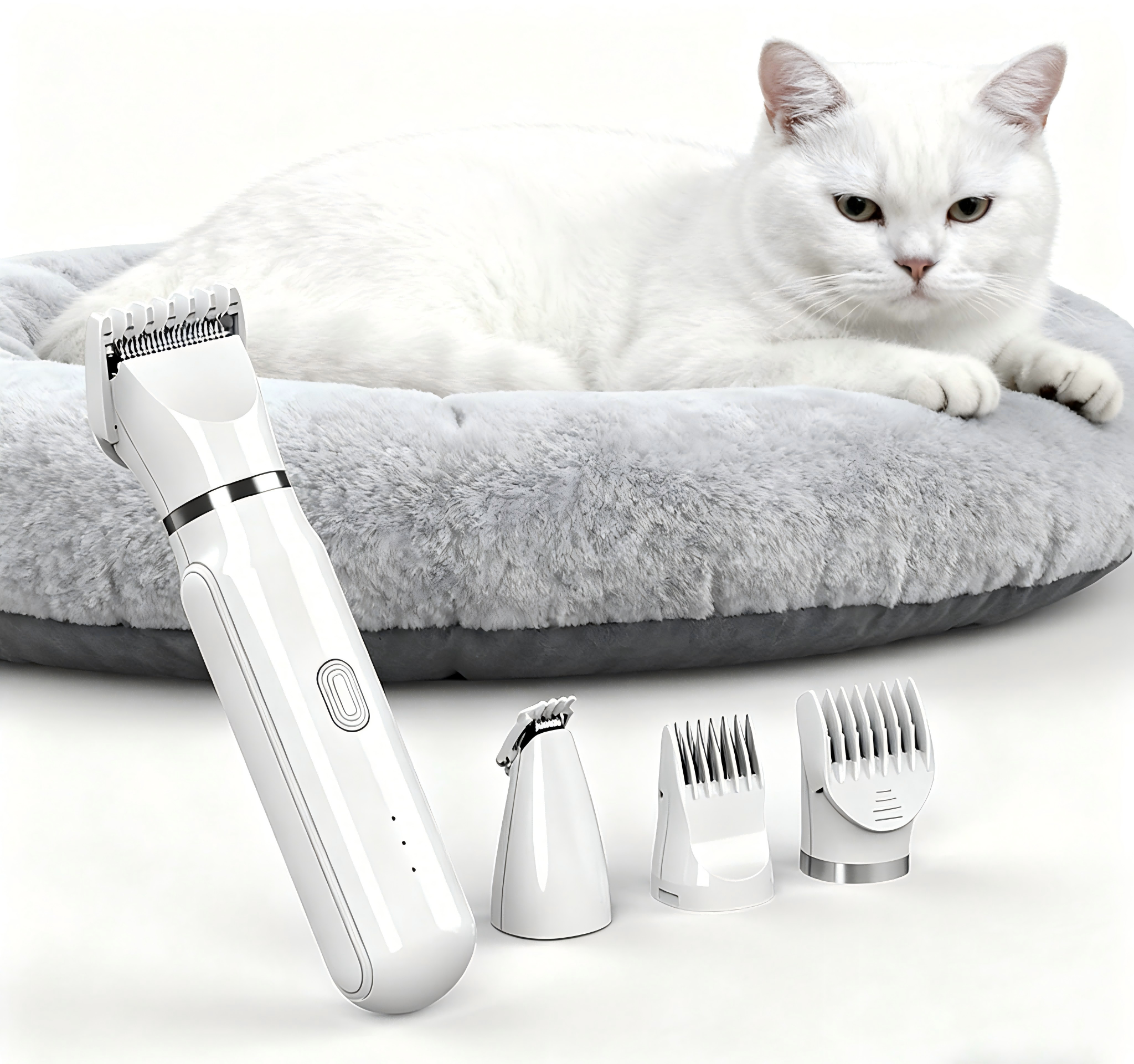Portable Pet Grooming Kit Electric Clippers Quiet Rechargeable Easy to Clean