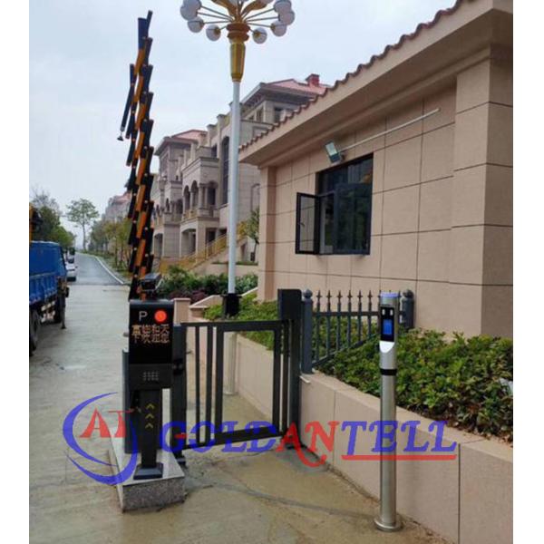 Thermal Scanner Face Recognition Door Access Control Turnstiles With Camera Waterproof Fence Barrier