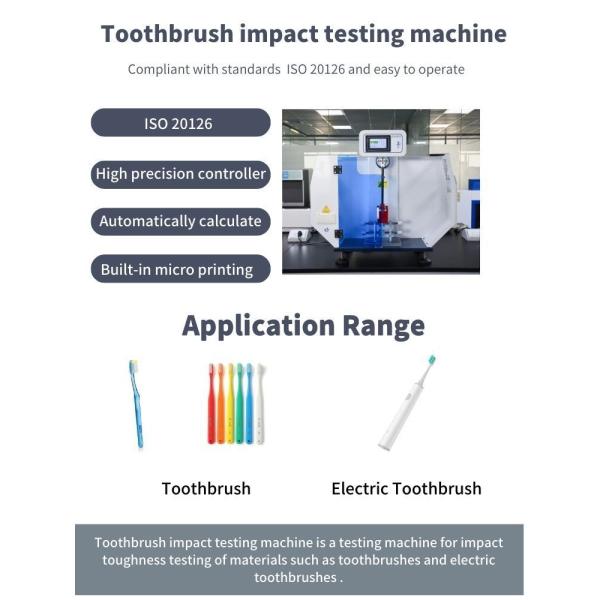 Digital Touch Screen Toothbrush Impact Testing Machine For Electric Toothbrush And Brush