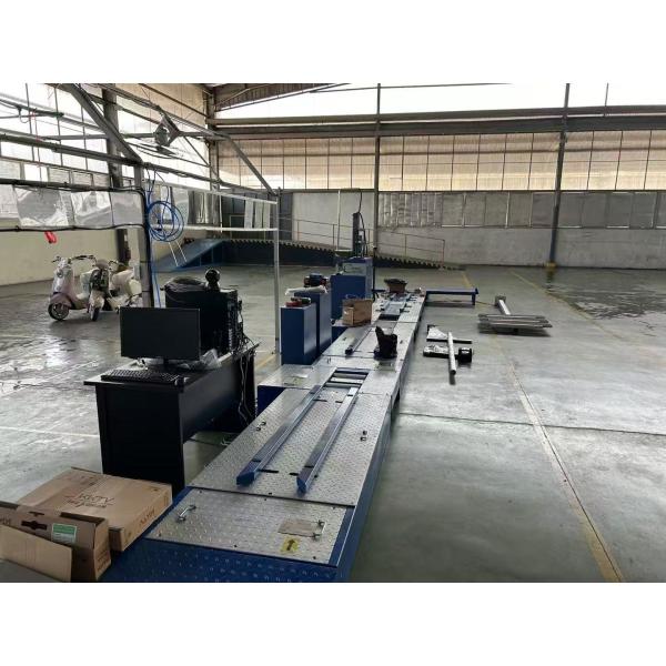 2-wheeled Motorcycles Centralized Testing Line Include Brake Force Axle Load Speedometer Clamping Wheel Alignment Headlight Tester Noise Meter