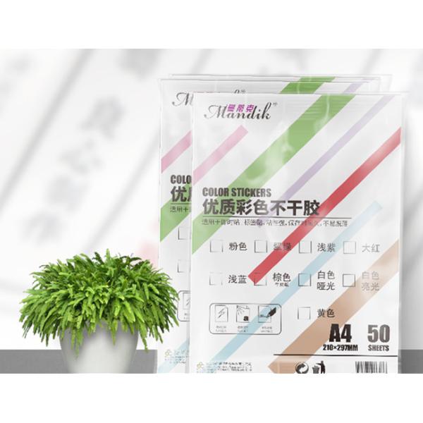 A4 White Matte Glossy Self Adhesive Sticker Paper