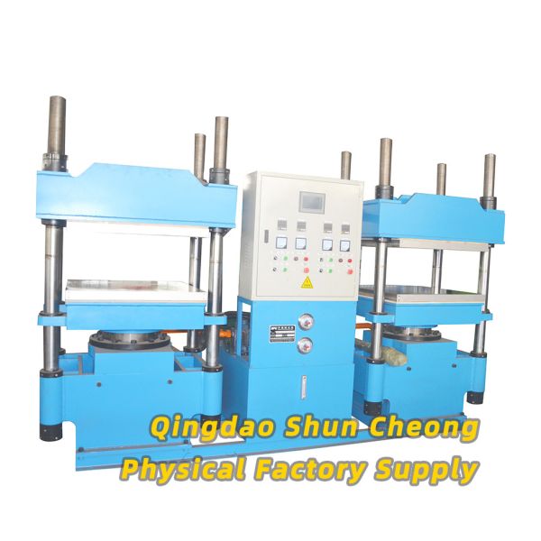 Double-plate vulcanizing machine final product