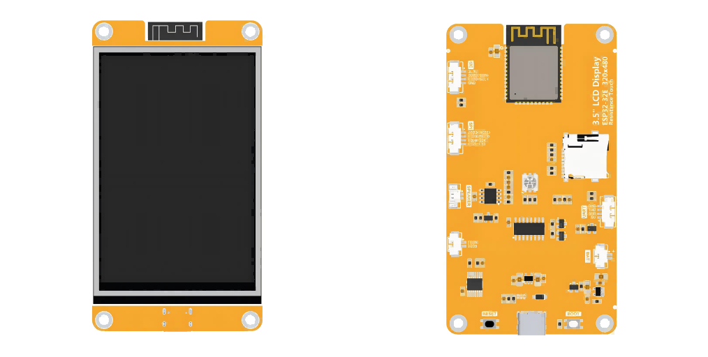 3.5-inch ESP32 Development Board with 320*480 Resolution Smart Display Screen Featuring WiFi and Bluetooth