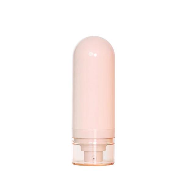 Customized Plastic Airless Bottle with Mist Sprayer Head or Lotion Pump Head and Silkscreen Print
