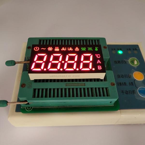 Green/Red 4 Digit 7 Segment LED Display For Air Conditioner Controller