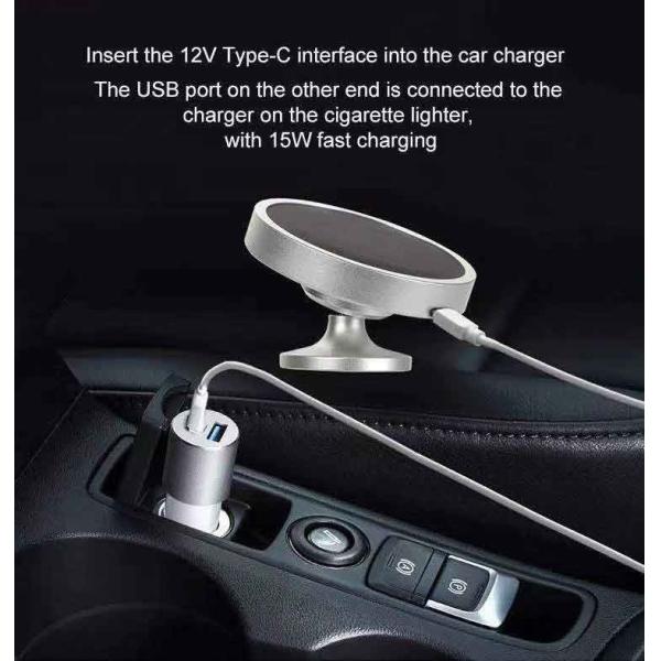 15W Car Mount Wireless Charger