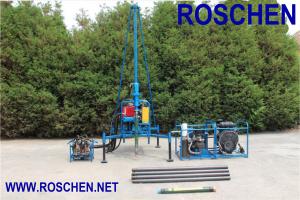 Quality Mountain Regions Borehole Drilling Machine , Hydraulic Drilling Rig Easy To Assembling for sale
