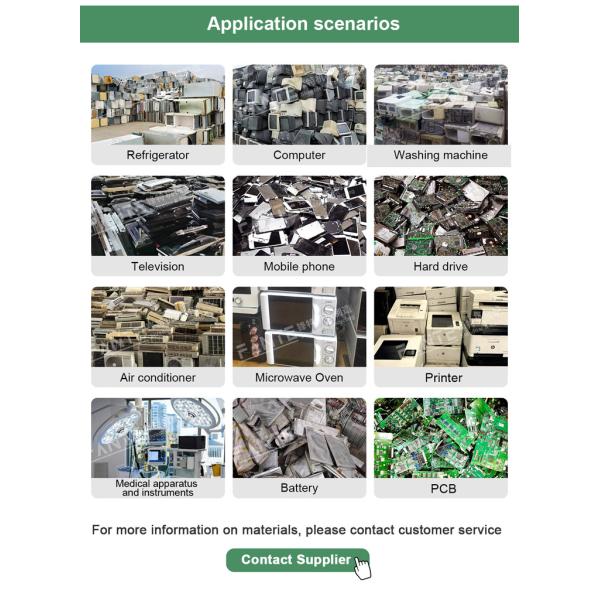 Double Shaft Shredder for Phones Computers Routers Printer Shells and Mixed Electronic Waste