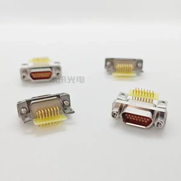 J30ja-15zknp5-J Quick Locking Rectangular Connector Printed Board Straight Pin 2 Rows.