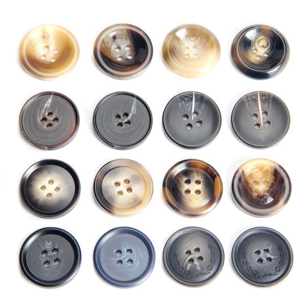 high quality custom 2holes/4holes resin polyester shirt button coat button business suit button