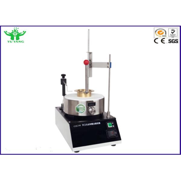 ASTM D92 Cleveland Open Cup Flash Point Test Instrument With Manual Operation