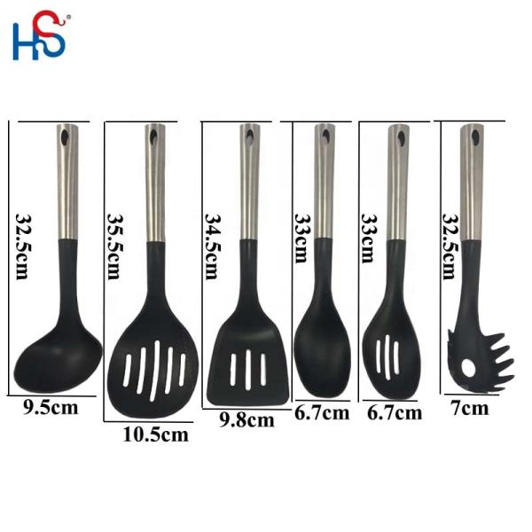 Plastic Kitchenware Kitchen Accessories Utensils Set for Super Markets Commercial Buyer