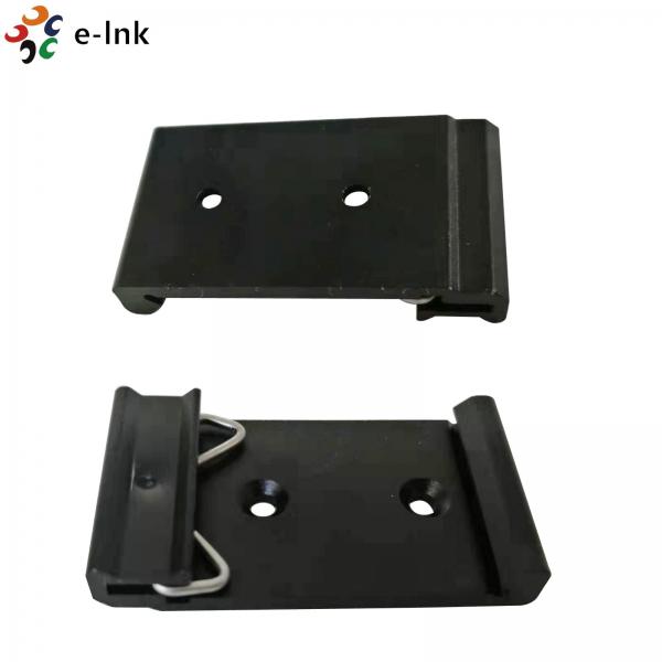 Buy DIN Rail Mount Clip 1.08 Width Universal 35mm Black Aluminum DIN Rail Fixed Clamp at wholesale prices