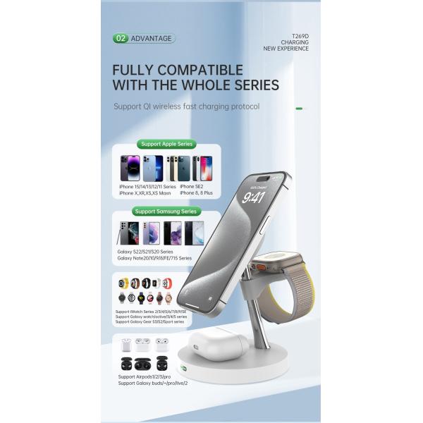 4 In 1 Magnetic Wireless Charging 15W