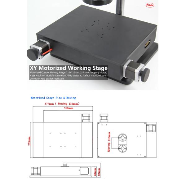 XY Motorized Measuring Microscope, Mono Zoom Body 3D Full Auto Stereo Microscope