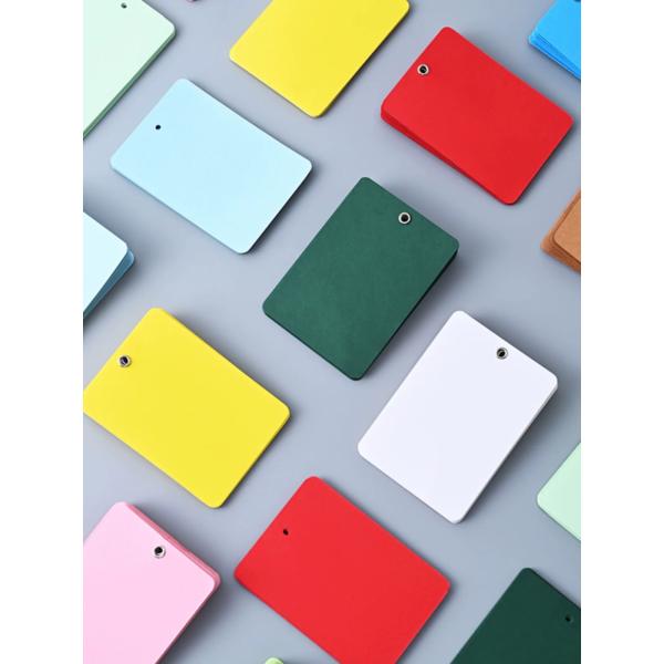 Plastic Tag PVC/PP Blank Rectangle Waterproof Hangtag For Industrial Concentration