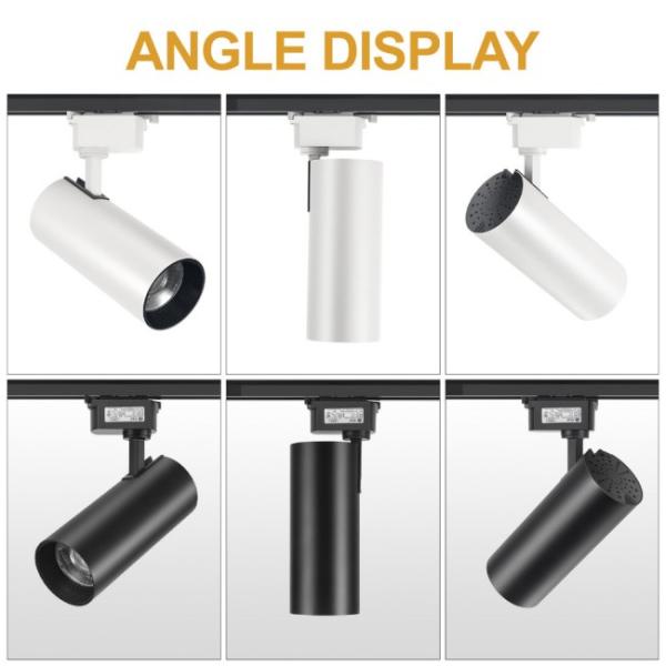 Kitchen COB LED Track Spotlight Black Modern Ceiling Track Lights