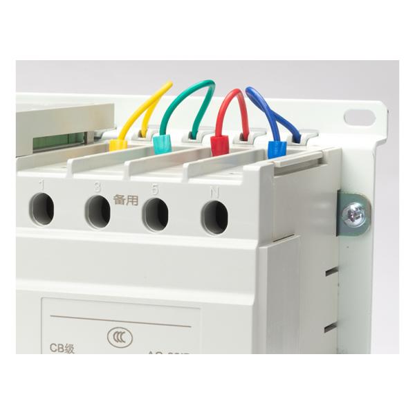 Dual Power Automatic Transfer Switch , 4P 3 Phase Automatic Transfer Switch 4 Wire 63A IEC60947-6-1